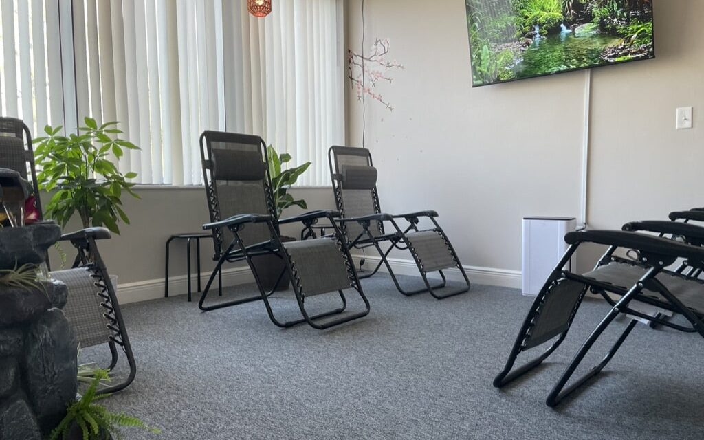 Community Acupuncture Room Community Acupuncture in a relaxing nature setting